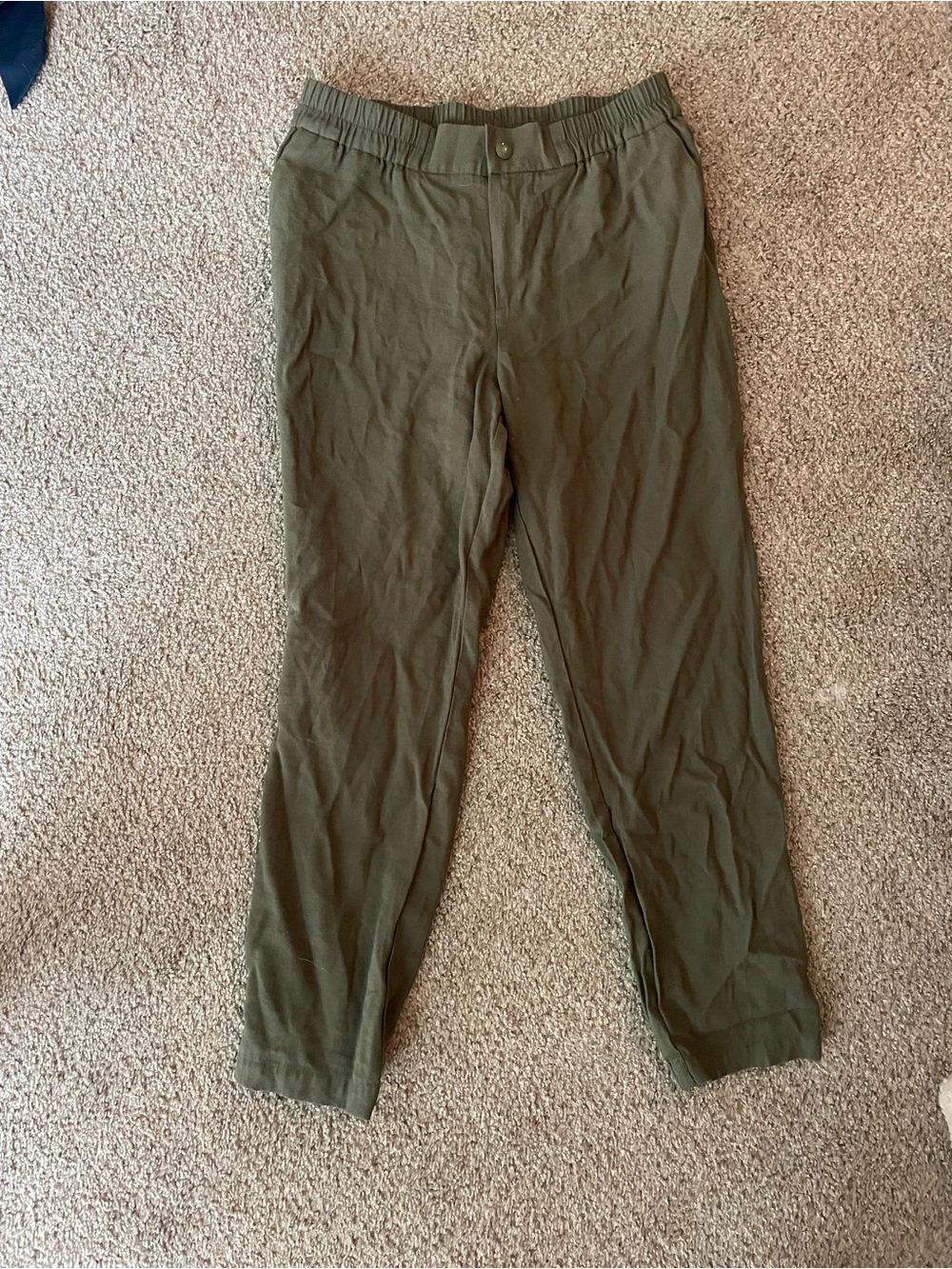 a new day Olive Stretch Waist joggers size medium